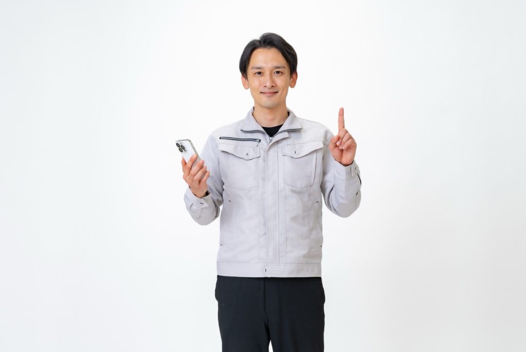 ミライ工事管理の画面